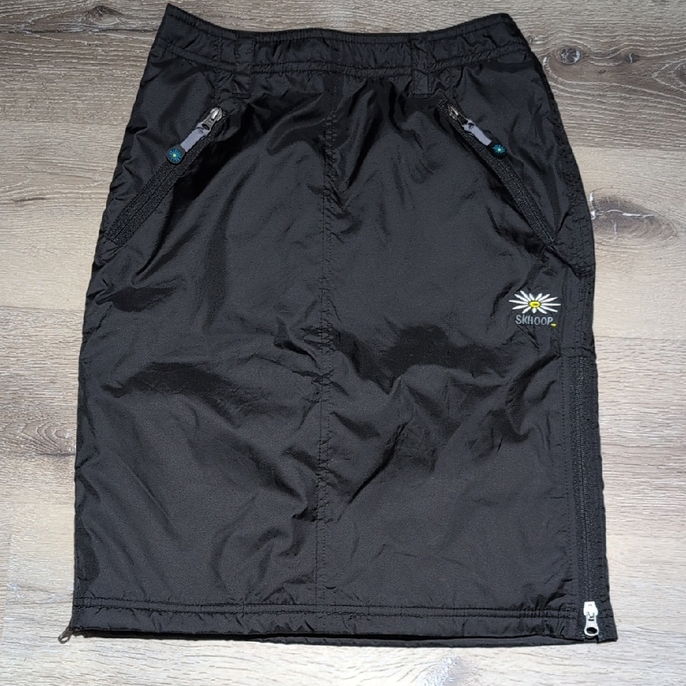Skhoop Black Winter Bum Warmener Apres Ski Skirt Size XS Snowsuit